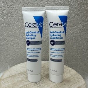 $6 🌙 CeraVe‎ Anti-Dandruff Hydrating Shampoo & Conditioner Travel Duo Set